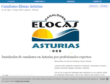 Tablet Screenshot of canalones-asturias.com